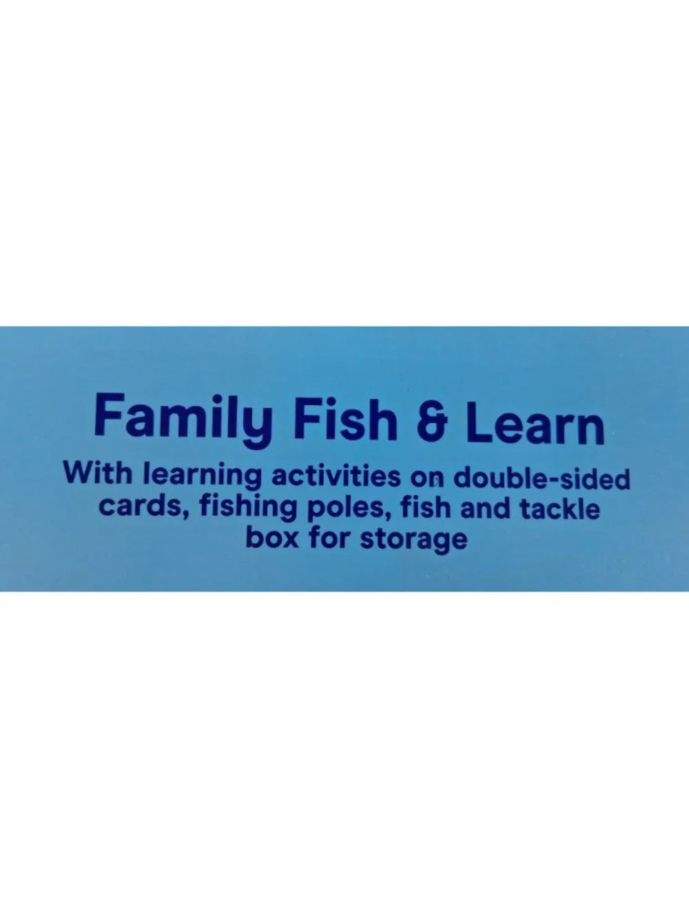 Gigglescape Family Fish & Learn Educational Game Set Ages 3+